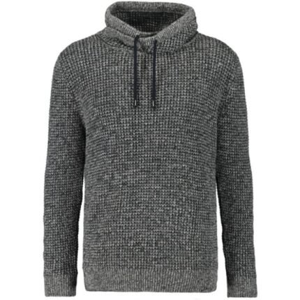 Ragman maglione collo ciambella taglie forti uomo colore grigio melange 5005774