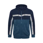 North 56°4 felpa con cappuccio zip intera taglie forti uomo colore navy blu 43128