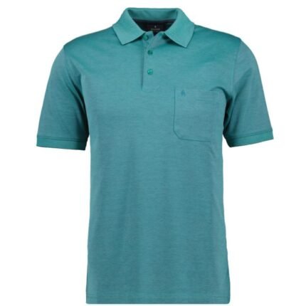 Ragman polo mezza manica taglie forti uomo colore verde smerdaldo 540391/340