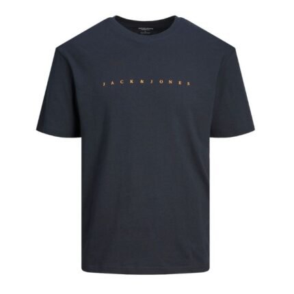 Jack & Jones maglia mezza manica taglie forti uomo colore blu scuro 12243625